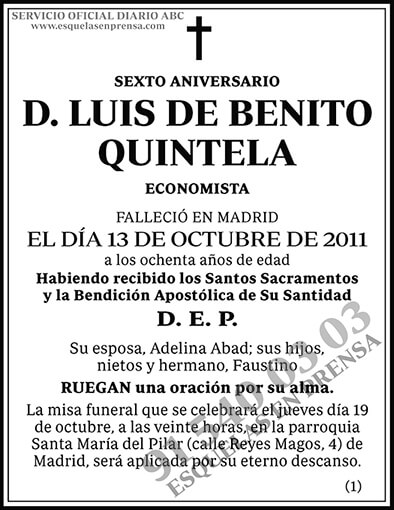 Luis de Benito Quintela